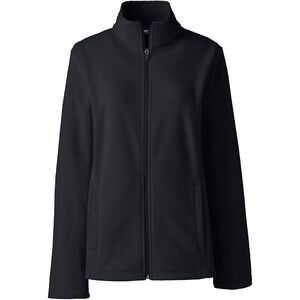 Lands' End Black women’s full zip fleece